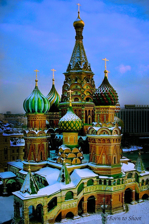 St. Basil's Cathedral on Red Square_Moscow
