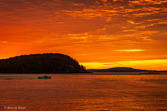 Bar Harbor sunrise, Maine