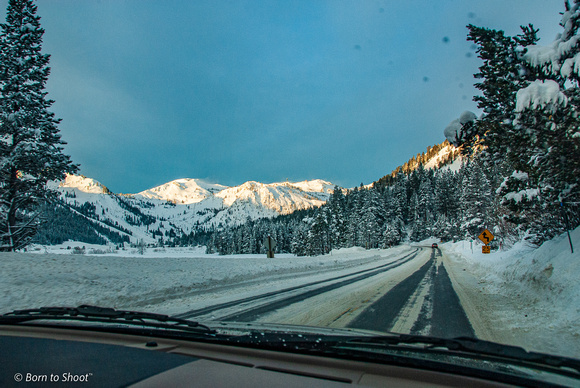 On the road to Olympic Valley