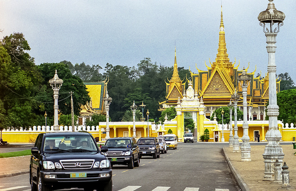 Hun Sen Motorcade - Phnom Penh