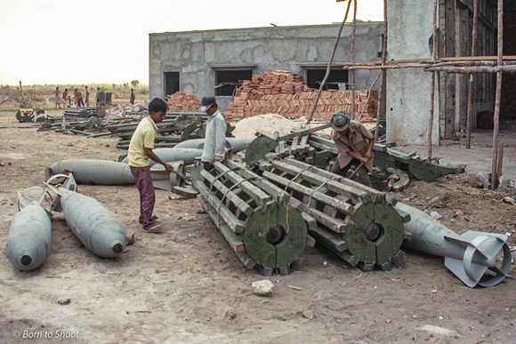 Bombs for fighting the Khmer Rouge