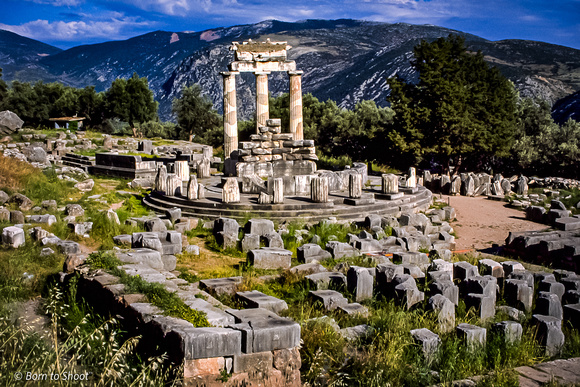 Temple of Apollo at Delphi Greece