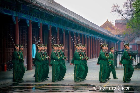 Soldiers Forbidden City, China