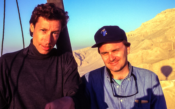 The Valley of the Kings, Egypt -In the Hot Air Balloon -Rob & Phil
