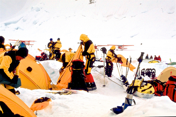 Denali Base Camp, Kahiltna Glacier