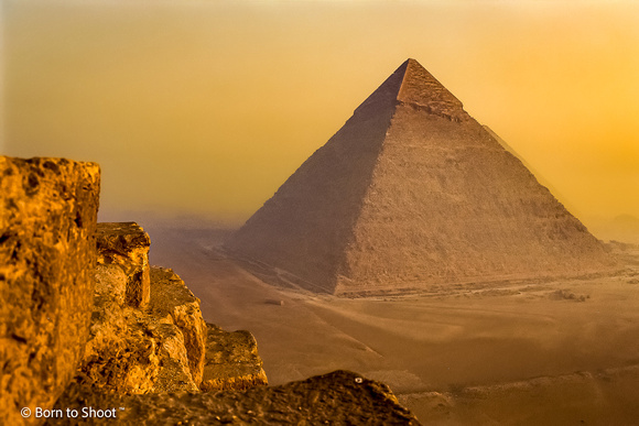Sunrise Egyptian Pyramids