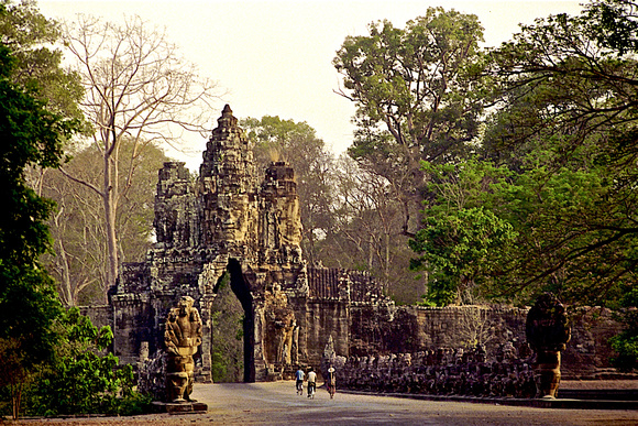 Gateway of Jayavarman leads into Angkor Thom, Angkor