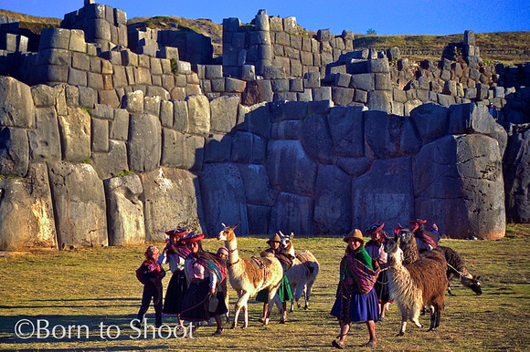 Sacsayhuamán_Inca fortress-temple in Cusco, Peru
