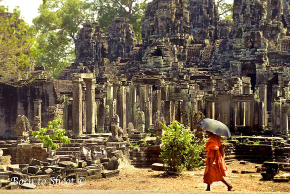 The Bayon, temple at Angkor in Cambodia