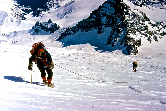 Winter climb of Mount Rainier