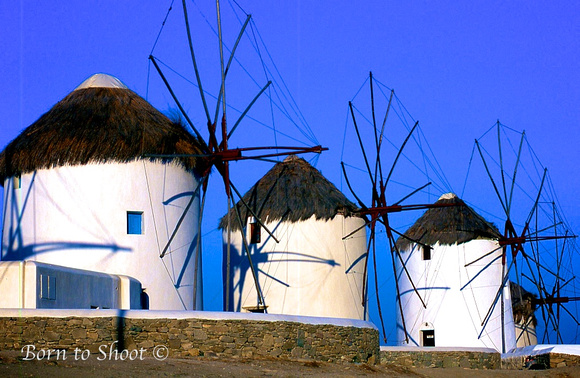 The Mykonos windmills