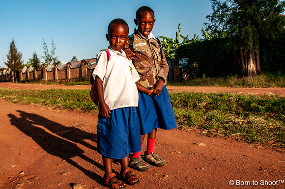 Rwanda _ Brothers on there way to school