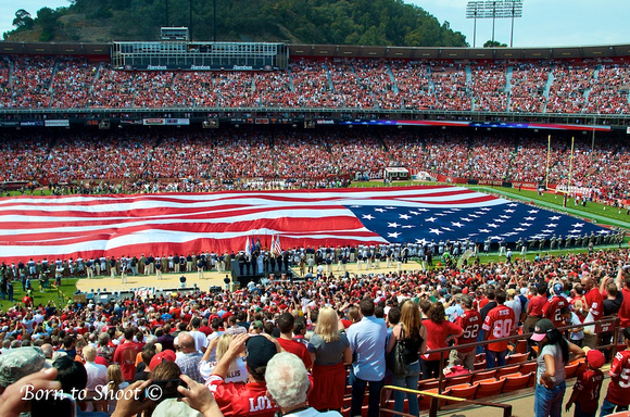 49ers opening day_Candlestick Park