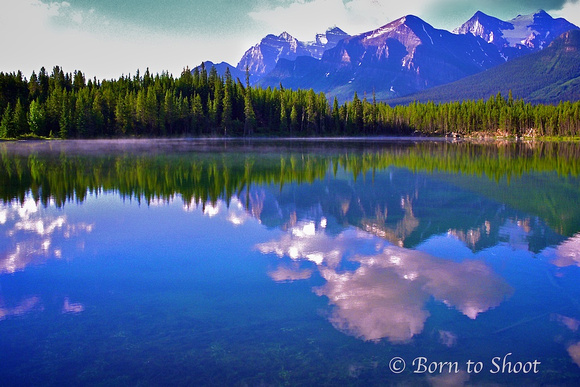Herbert lake, Alberta, Canada